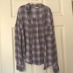 Aeropostale Purple Flannel